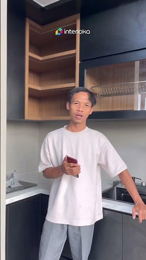 Dapur ukuran 1,3x1,9 meter jadi sebagus ini #dapurminimalis