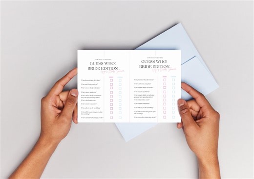 Fun & Elegant Bridal Shower Games - Bride Vs Groom – Printable A4 → A5 Double Layout - Etsy