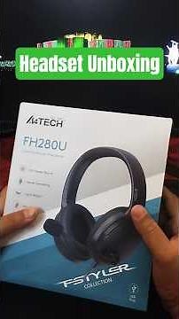 A4Tech FH280U Headset Unboxing & First Impression | Best USB Headset with Mic?