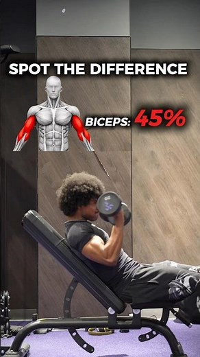 How to Actually Grow Your Biceps with Incline Dumbbell Curl #bicepsexercise #dumbbellcurls