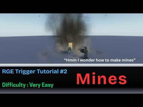 Player triggered mines in BRM5 - RGE Trigger Tutorials 2