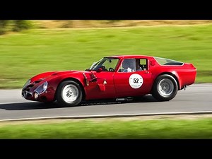 Alfa Romeo Giulia TZ2 at Vernasca Silver Flag 2022: 1.6-litre 4-cylinder engine sound!
