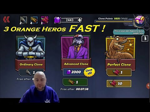 Clone Evolution 3 Orange Heros fast