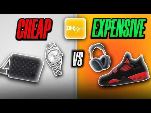CHEAP VS EXPENSIVE DHGATE HAUL! (Budget Spreadsheet)