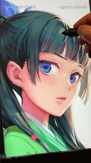 My painting process - Drawing Maomao 😍 #digitalpainting #digitalart #paintingprocess