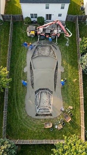We Built a Lamborghini Pool in Our Backyard! (From Scratch)