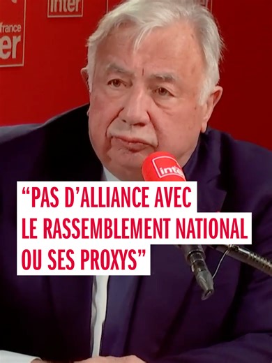 “Pas d’alliance avec le Rassemblement national ou ses proxys” Gérard Larcher, président LR du Sénat, s'exprime sur un possible rapprochement, en vue des municipales à Paris entre Rachida Dati, candidate de son parti, et Sarah Knafo, du parti Reconquête. Pour en savoir plus, suivez le lien. #sinformersurtiktok #municipales #gérardlarcher #rachidadati #sarahknafo