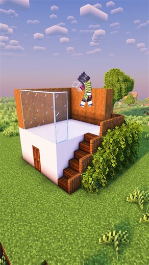 Minecraft Easy Modern House🏠 #shorts