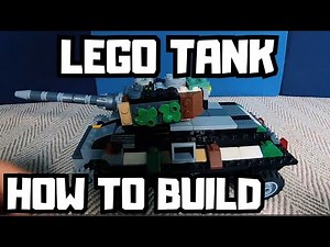 LEGO Tank - How To Build Guide. Step By Step