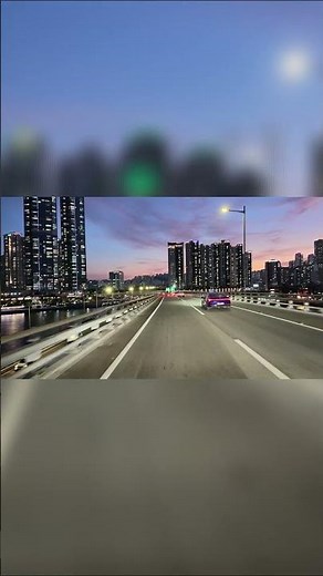 🌉 Busan Night Drive | Gwangandaegyo Bridge #shorts