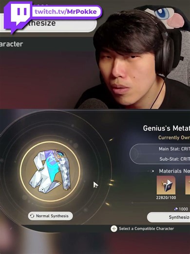 MrPokke COMMANDS his HSR Relic stats