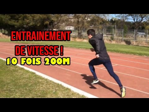 Entrainement de vitesse - préparation pour le 3000m