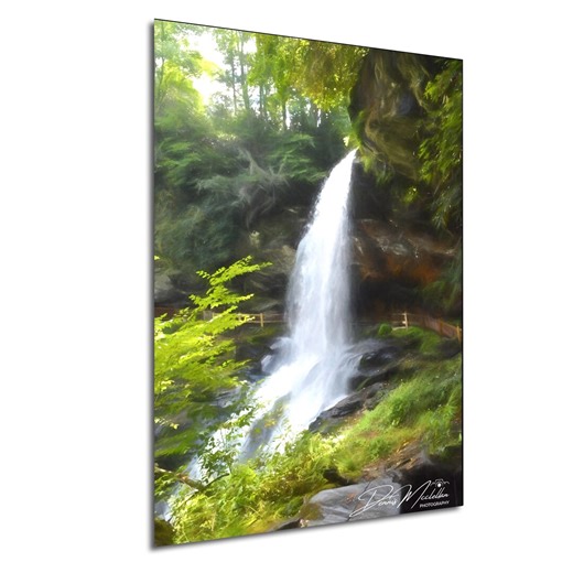 Dry Falls, Highlands NC, Waterfalls, Watercolor - Etsy