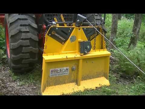 #42 Hud-Son 35M Forestry Winch Pulling Down Big Pine Tree