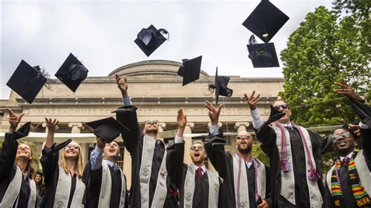 Today’s OneMIT Commencement ceremony celebrates the 1,146 undergraduate and 2,613 graduate students receiving MIT diplomas this week. YouTuber, engineer, and inventor Mark Rober will deliver the Commencement address. Watch here live at 3pm! | Massachusetts Institute of Technology (MIT)