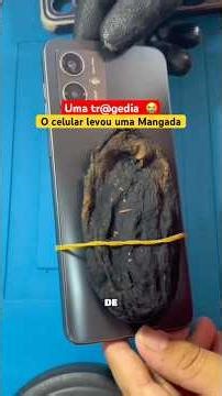 Sofreu acidente e a tela do celular não funciona mais. #assistenciatécnica #celular #entretenimento