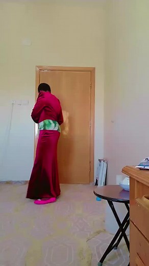 Elegant Dance Performance in a Cozy Home Setting