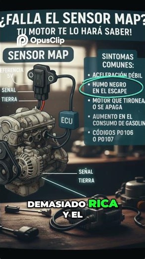 ¿Sensor MAP Fallando ¡Tu Auto Sufre! Solución Rápida #shorts #automobile