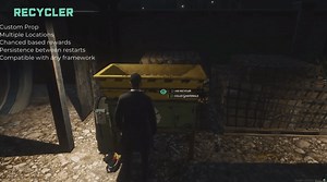 Recycler Job System V3 [ESX/QB] | FiveM Store