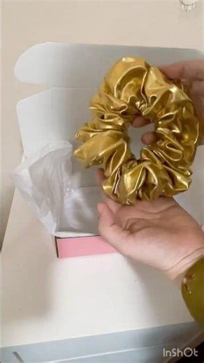 I’m packing my Etsy order #sewing #scrunchiestutorial