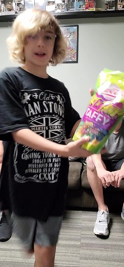 Sweets Tart and Tangy Taffy #taffy #tangy #sweet #tart #candy #review #family #peps #sir #kid #tattoo @averageowen5 @The Rocker Terry Lawler @forrestpickard