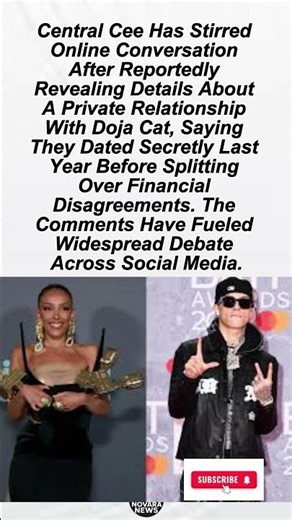 Central Cee Sparks Debate After Claims About Private Relationship With Doja Cat