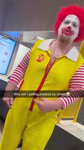 Ronald McDonald Got Angry!