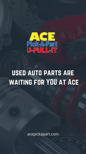 Got a clunker dreamin' of a comeback? 😎 Cruise over to Ace Pick A Part – U Pull It, scope out acepickapart.com, then get wrenchin' on those perfect-fit parts in Jax! 🔧 | Ace Pick A Part - U Pull It