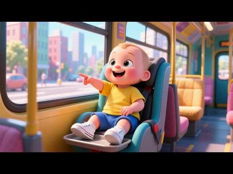 Tiny Tots School Bus Learning Adventure | Fun School Song for Kids | ABC, Numbers & Learning Rhyme