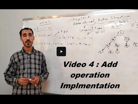 Lecture Algorithmics L2 Semestre 3 (2025). Chapter V: Item 3: "Heaps"- Video 4