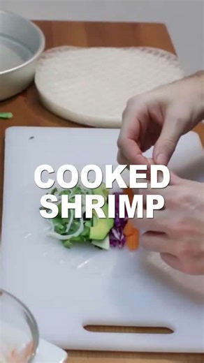 Fresh Vietnamese spring rolls recipe #shorts