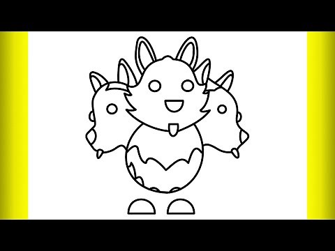 How To Draw A Cerberus From Adopt Me /Drawing Creation/