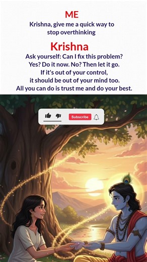 Stop Overthinking in 30 Seconds Bhagavad Gita Mind Control #Mindfulness #Meditation #SelfImprovement