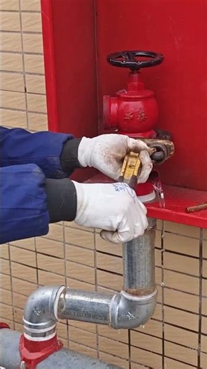 The installation process of fire hydrants