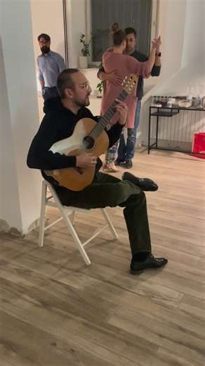 Maja & Marko on Instagram: "From all the beauty there is in tango, what moves, inspires and haunts me the most is tango music. There are some pieces that carry so much emotional depth and intensity that it’s almost too much to take. “Uno” is one of them. This weekend we did an incredibly inspiring lesson with 2 amazing people: @juanvillarreal_13 and @phillytango with emphasis on interpreting different layers of the music on the example of D’Arienzo, Troilo, Goyeneche and Juan’s live performance 