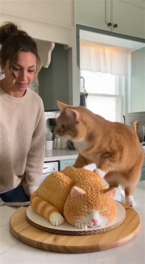 Cat Attacks Knife to Save “Another Cat” (It Was a Cake 😳🐱)