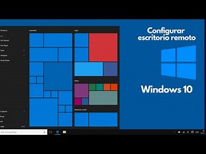 Configurar escritorio remoto en Windows 10 ✅ 2024
