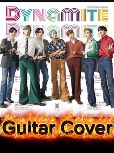 BTS Dynamite | Guitar Chords