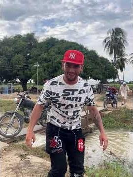 Motorcyclist Plunges Into Muddy Water Off Narrow Bridge