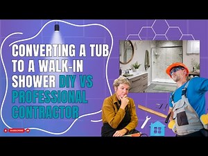Converting a Tub to a Walk-in Shower: DIY vs. Professional Contractor