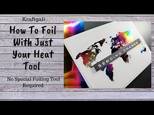 Easy Foiling Without a Laminator or Special Machine | Kraftgali