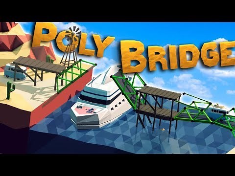 Designing FANTASTIC Bridges in Poly Bridge! (Poly Bridge Gameplay)