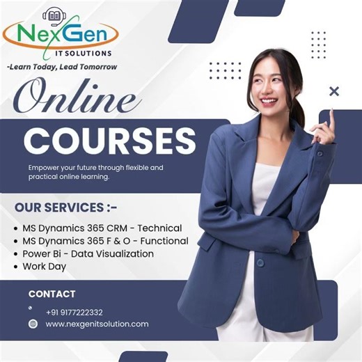 🚀 Microsoft Dynamics 365, Power BI & Workday Training | NexGen IT Solutions #microsoftdynamics365