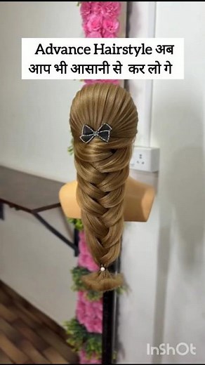 Advance Hairstyle Step By Step // Wedding Hairstyle #latesupdates #howtostyle #advancehairstyle