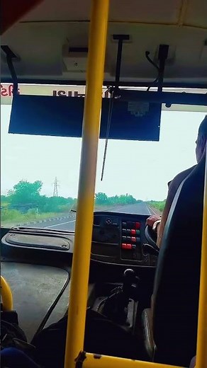 🚍 GSRTC MINI BUS TRAVELING – Small Bus, Big Journey ❤️#GSRTC #MiniBus #GSRTClover #BusJourney