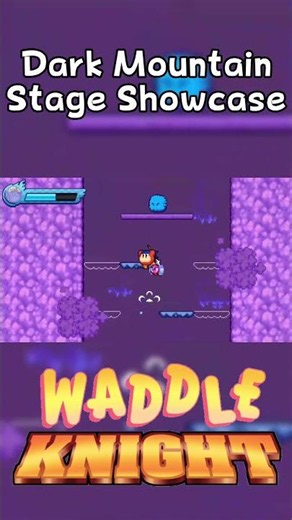 Waddle Knight Deluxe - Dark Mountain Stage Showcase #nintendo #gaming #kirby #fangame #hollowknight
