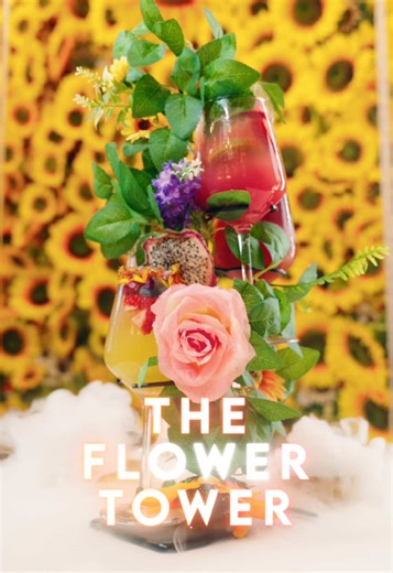 Come check out our new and improved flower tower! #houstonbrunch #houston #houstondrinks