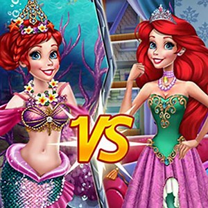 Ariel Princess Vs Mermaid: Play Ariel Princess Vs Mermaid online for free now.