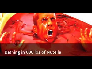 Bathing in 600 lbs of Nutella