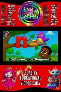 Alphabet Sing a long | ABC Song for Kids | ABC Singalongs | Magic Mini Monsters | #MagicMiniMonsters